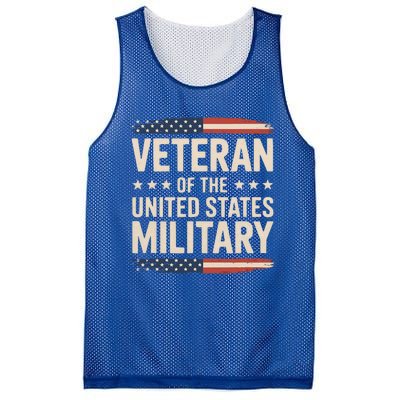 Veteran Of The Military Proud Veteran Mesh Reversible Basketball Jersey Tank