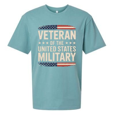 Veteran Of The Military Proud Veteran Sueded Cloud Jersey T-Shirt