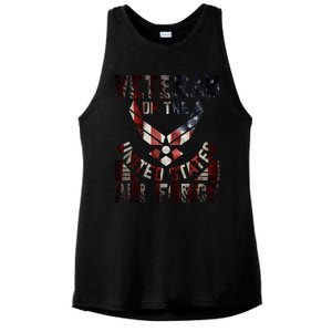 Veteran Of The United States Air Force Ladies PosiCharge Tri-Blend Wicking Tank