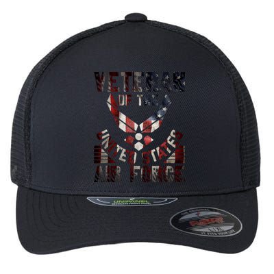 Veteran Of The United States Air Force Flexfit Unipanel Trucker Cap