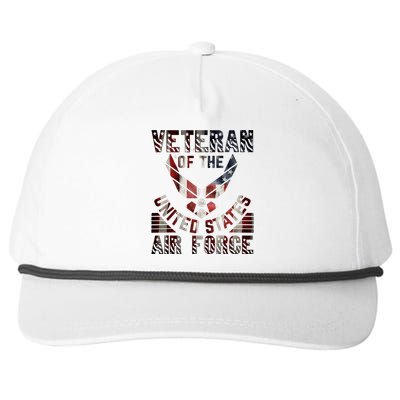 Veteran Of The United States Air Force Snapback Five-Panel Rope Hat