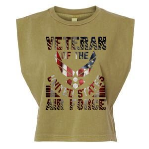 Veteran Of The United States Air Force Garment-Dyed Women's Muscle Tee