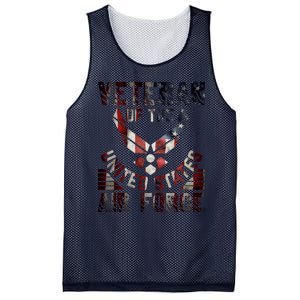 Veteran Of The United States Air Force Mesh Reversible Basketball Jersey Tank