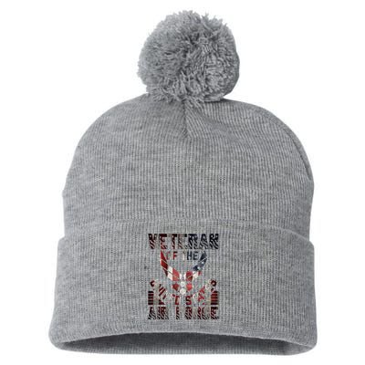 Veteran Of The United States Air Force Pom Pom 12in Knit Beanie