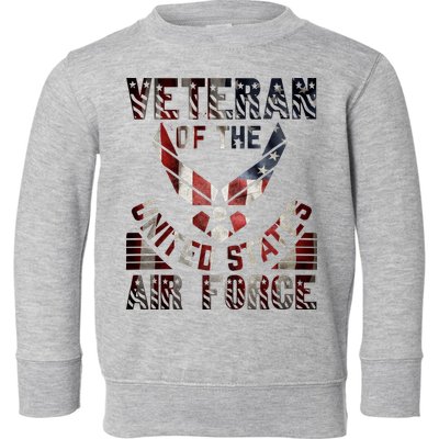 Veteran Of The United States Air Force Toddler Sweatshirt