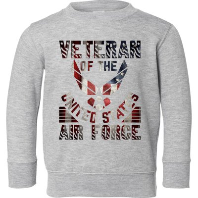 Veteran Of The United States Air Force Toddler Sweatshirt