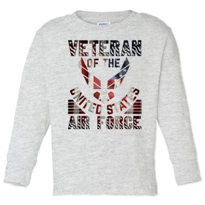 Veteran Of The United States Air Force Toddler Long Sleeve Shirt