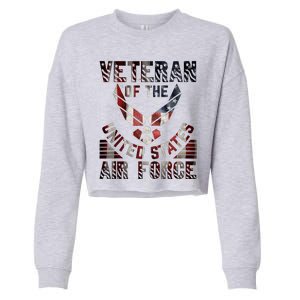 Veteran Of The United States Air Force Cropped Pullover Crew