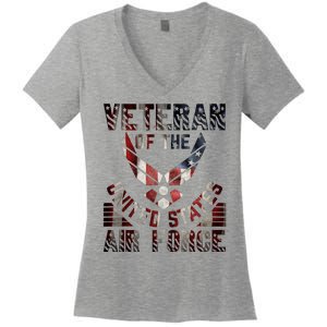 Veteran Of The United States Air Force Women's V-Neck T-Shirt