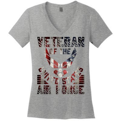 Veteran Of The United States Air Force Women's V-Neck T-Shirt