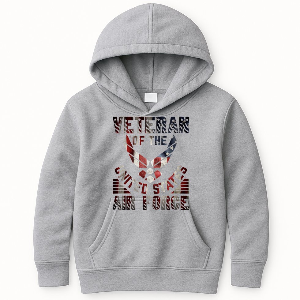 Veteran Of The United States Air Force Kids Hoodie