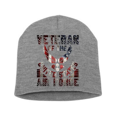 Veteran Of The United States Air Force Short Acrylic Beanie