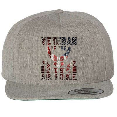 Veteran Of The United States Air Force Wool Snapback Cap