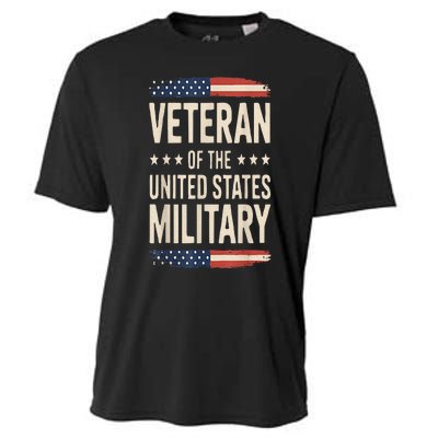 Veteran Of The Military Proud Veteran Design Cooling Performance Crew T-Shirt