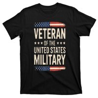 Veteran Of The Military Proud Veteran Design T-Shirt