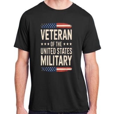 Veteran Of The Military Proud Veteran Design Adult ChromaSoft Performance T-Shirt