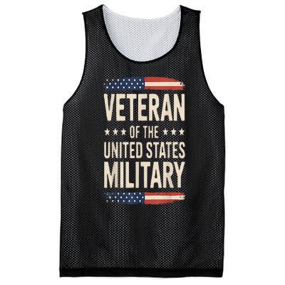 Veteran Of The Military Proud Veteran Design Mesh Reversible Basketball Jersey Tank