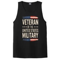 Veteran Of The Military Proud Veteran Design PosiCharge Competitor Tank