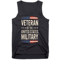 Veteran Of The Military Proud Veteran Design Tank Top