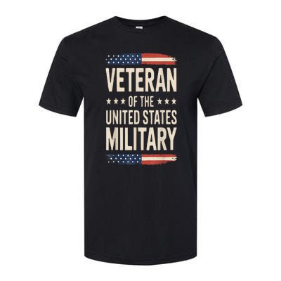 Veteran Of The Military Proud Veteran Design Softstyle CVC T-Shirt