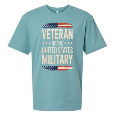 Veteran Of The Military Proud Veteran Design Sueded Cloud Jersey T-Shirt