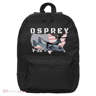 V22 Osprey Tiltrotor Military Aircraft Helicopter Mv22 16 in Basic Backpack