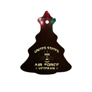 Veteran Of The United States US Air Force USAF Ceramic Tree Ornament