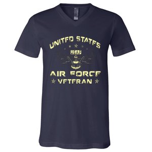 Veteran Of The United States US Air Force USAF V-Neck T-Shirt