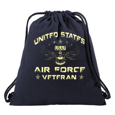 Veteran Of The United States US Air Force USAF Drawstring Bag