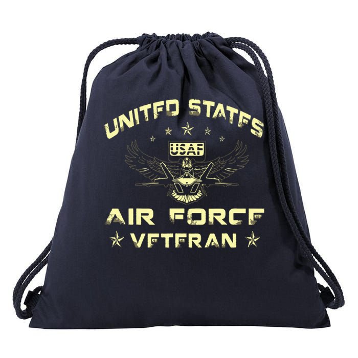 Veteran Of The United States US Air Force USAF Drawstring Bag