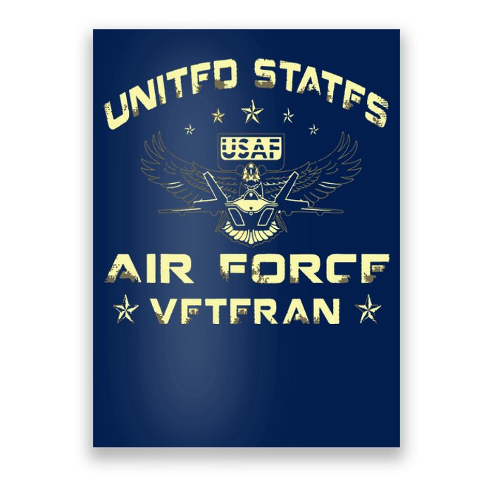 Veteran Of The United States US Air Force USAF Poster