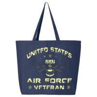 Veteran Of The United States US Air Force USAF 25L Jumbo Tote