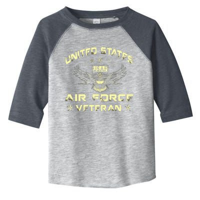 Veteran Of The United States US Air Force USAF Toddler Fine Jersey T-Shirt