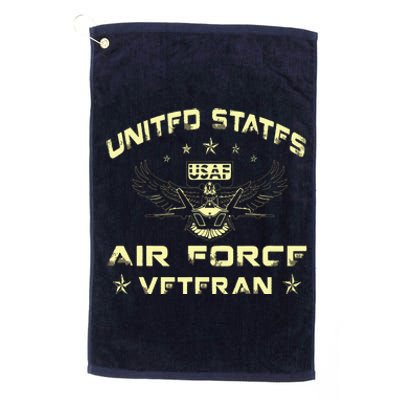 Veteran Of The United States US Air Force USAF Platinum Collection Golf Towel