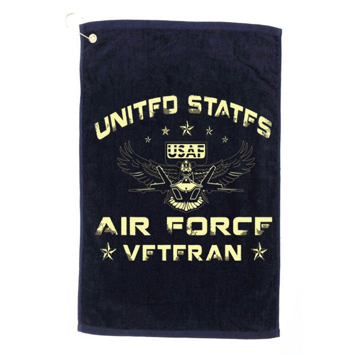 Veteran Of The United States US Air Force USAF Platinum Collection Golf Towel