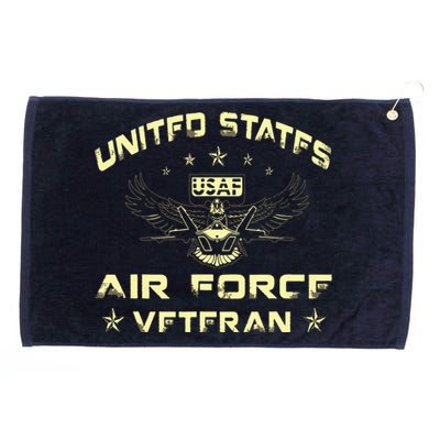 Veteran Of The United States US Air Force USAF Grommeted Golf Towel