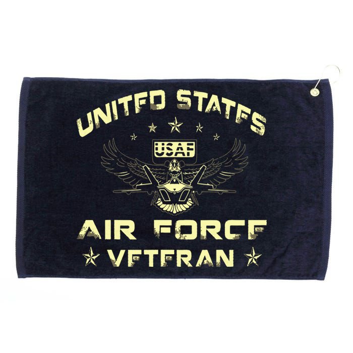 Veteran Of The United States US Air Force USAF Grommeted Golf Towel