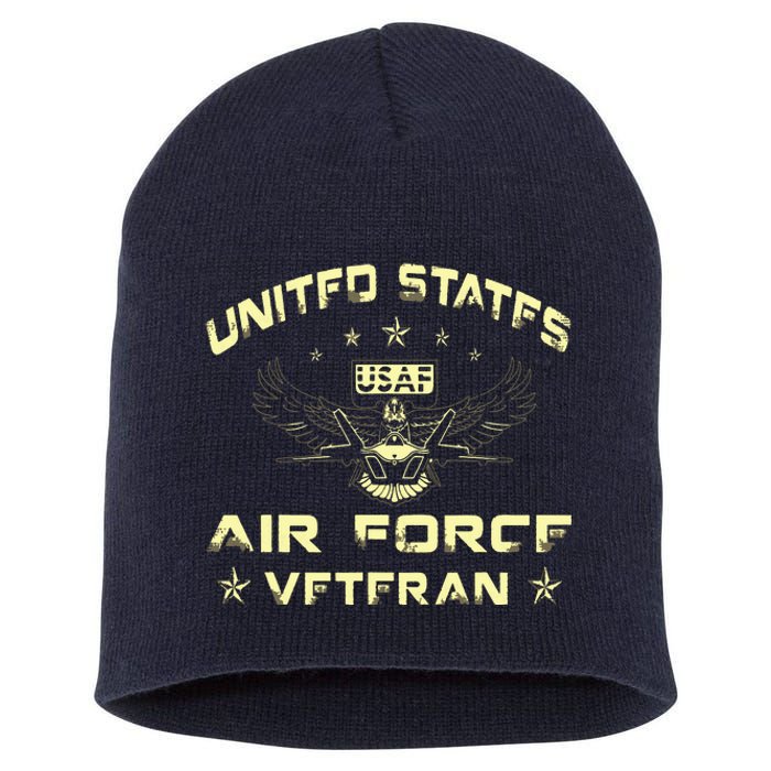 Veteran Of The United States US Air Force USAF Short Acrylic Beanie