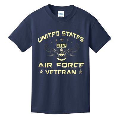 Veteran Of The United States US Air Force USAF Kids T-Shirt