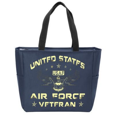 Veteran Of The United States US Air Force USAF Zip Tote Bag