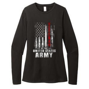 Veteran Of The United States Army Flag Womens CVC Long Sleeve Shirt