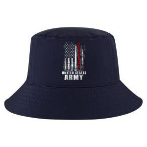 Veteran Of The United States Army Flag Cool Comfort Performance Bucket Hat