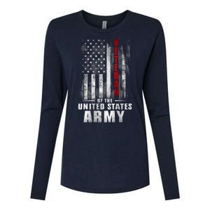 Veteran Of The United States Army Flag Womens Cotton Relaxed Long Sleeve T-Shirt