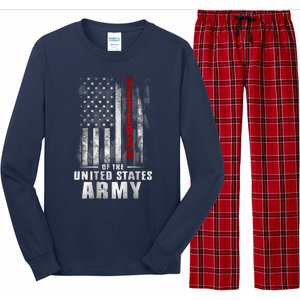 Veteran Of The United States Army Flag Long Sleeve Pajama Set