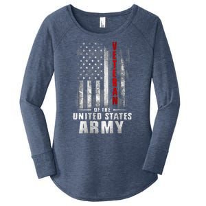 Veteran Of The United States Army Flag Women's Perfect Tri Tunic Long Sleeve Shirt