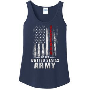 Veteran Of The United States Army Flag Ladies Essential Tank