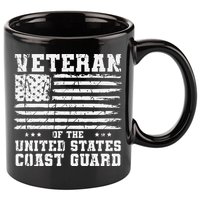 Veteran Of The United States Coast Guard 11oz C Handle Ceramic Mug