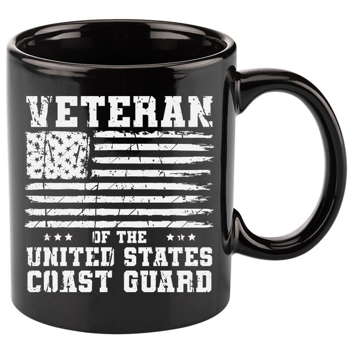 Veteran Of The United States Coast Guard 11oz C Handle Ceramic Mug