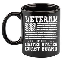 Veteran Of The United States Coast Guard 11oz C Handle Ceramic Mug