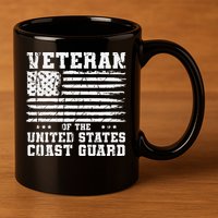 Veteran Of The United States Coast Guard 11oz C Handle Ceramic Mug